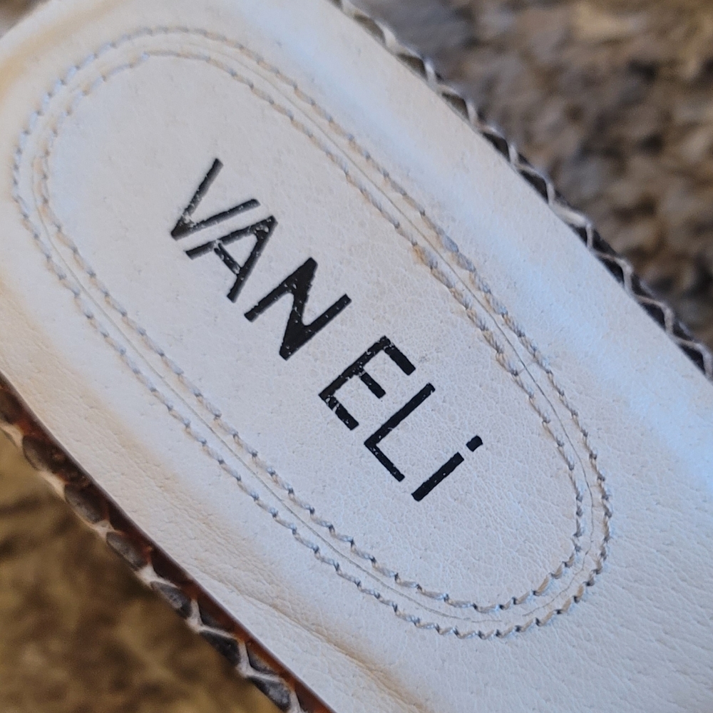 Van Eli Multicolor Patchwork Wedge Slide Sandals … - image 3